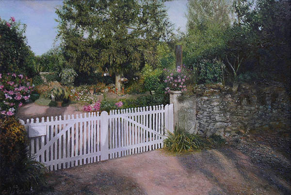 The Marius's gate - Gilles Esnault - 2003 - Oil on pannel - 60x40cm